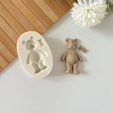 Bow Tie Bear Silicone Mould
